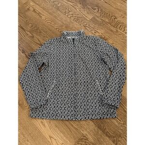 T BY TALBOTS WOMEN'S ZIP UP LONG SLEEVE ATHLETIC  JACKET SIZE S